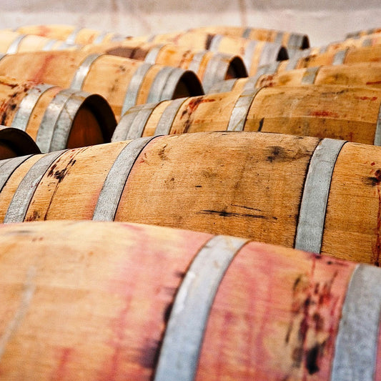 La barrica en el vino